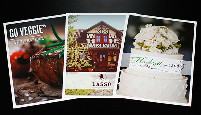 Lasso Westernrestaurant Flyer