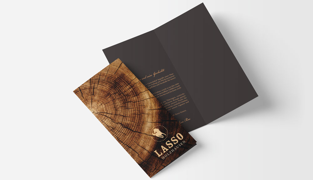 Lasso Westernrestaurant Einlegekarte